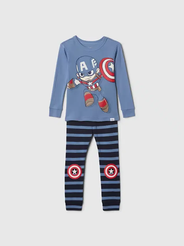 Marvel-pyjamaset van biologisch geborsteld katoen voor Baby & Peuter