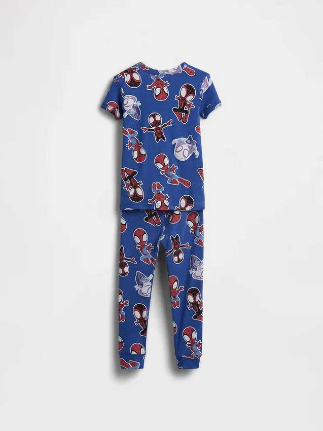 Marvel-pyjamaset van biologisch geborsteld katoen voor Baby & Peuter