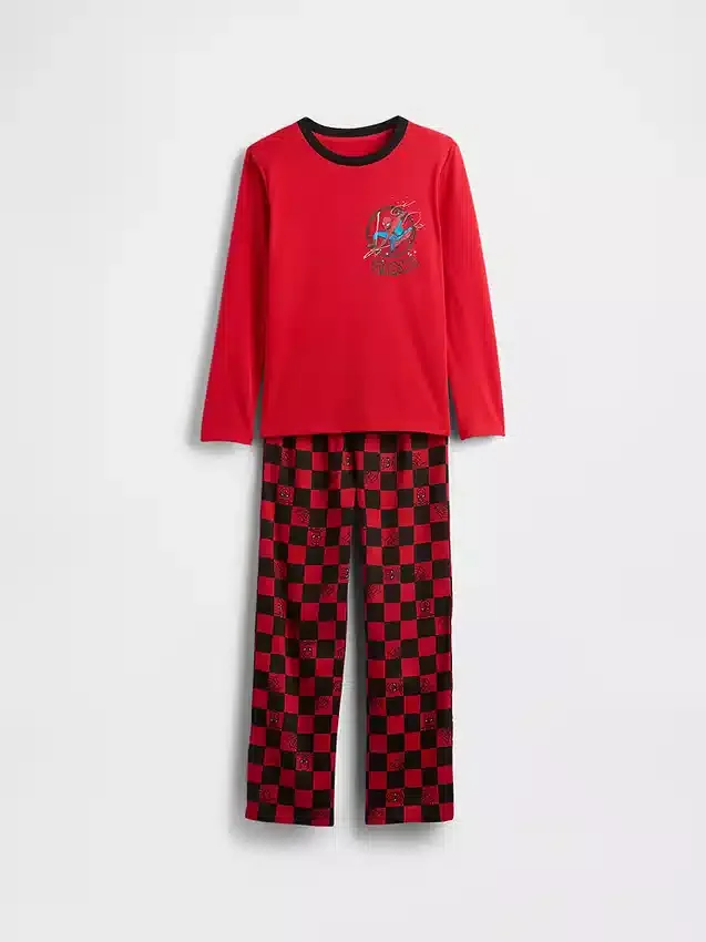 Marvel Spider-Man pyjamaset van gerecycled materiaal voor kinderen