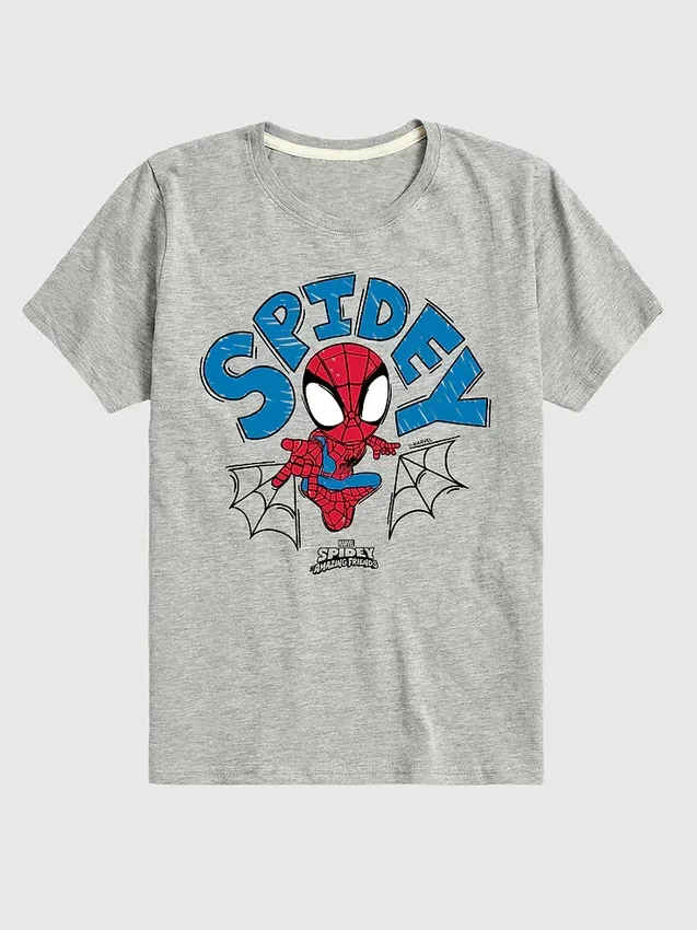 Marvel Spidey Doodle-T-shirt met korte mouwen voor peuters
