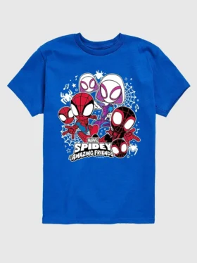 Marvel Spidey en vrienden T-shirt met korte mouwen en print voor peuters