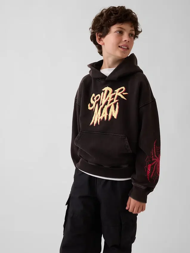 Marvel Vintagesoft Spider-Man relaxte hoodie voor kinderen