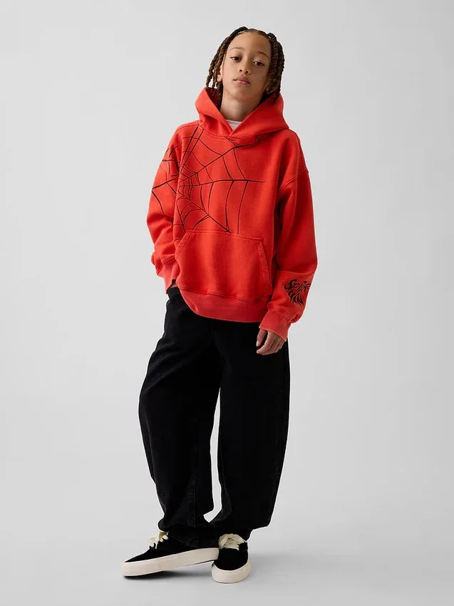 Marvel Vintagesoft Spider-Man relaxte hoodie voor kinderen
