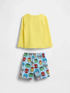 Marvel-zwemset met rashguard voor Baby & Peuter