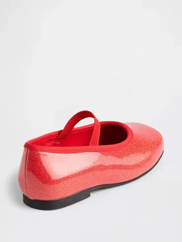 Mary Jane-ballerina’s met glans voor peuters