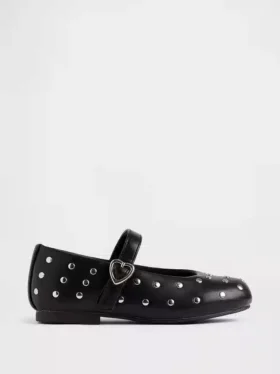 Mary Jane-ballerina's met studs voor peuters