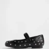 Mary Jane-ballerina's met studs voor peuters