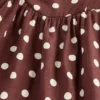 Maxijurk met naad en lage taille