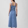 Maxirok met hoge taille en oogjes