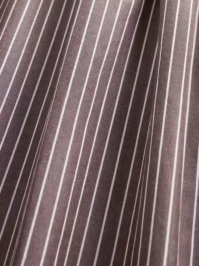Maxirok van popeline met lage taille