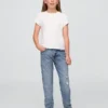 Meisjesjeans met middelhoge taille