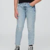 Meisjesjeans met middelhoge taille