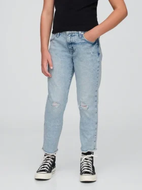 Meisjesjeans met middelhoge taille