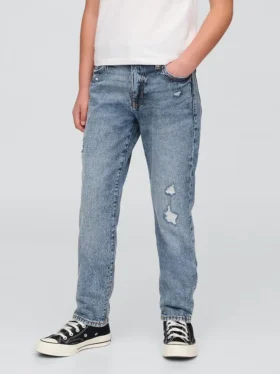Meisjesjeans met middelhoge taille