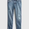 Meisjesjeans met middelhoge taille