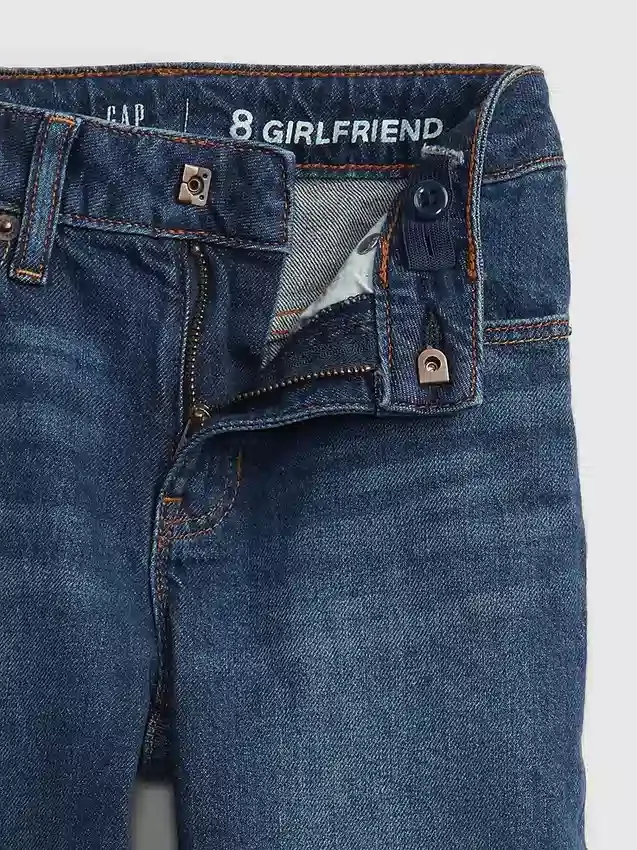 Meisjesjeans met middelhoge taille