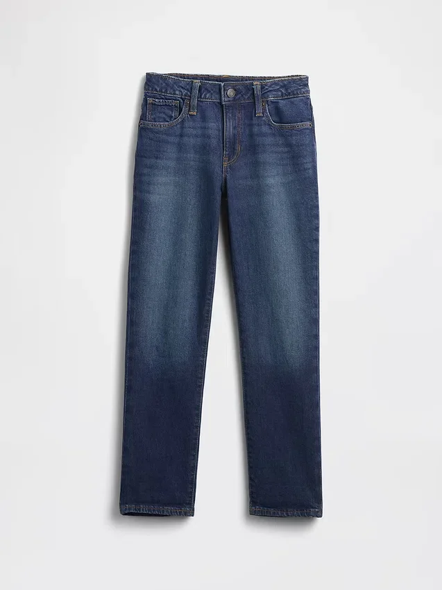 Meisjesjeans met middelhoge taille
