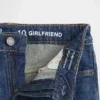 Meisjesjeans met middelhoge taille