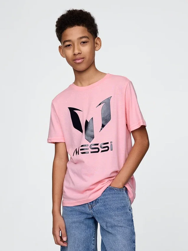 Messi-T-shirt met print voor kinderen