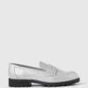 Metallic loafers voor kinderen