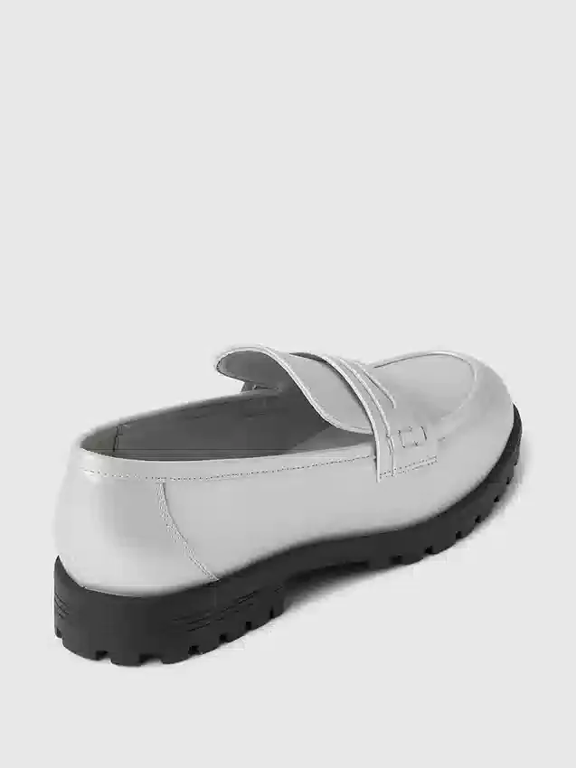 Metallic loafers voor kinderen