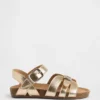 Metallic sandalen met bandjes voor peuters