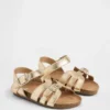Metallic sandalen met bandjes voor peuters