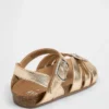 Metallic sandalen met bandjes voor peuters