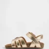 Metallic sandalen met bandjes voor peuters