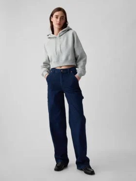 Mid Rise '90s losse carpenter-Jeans