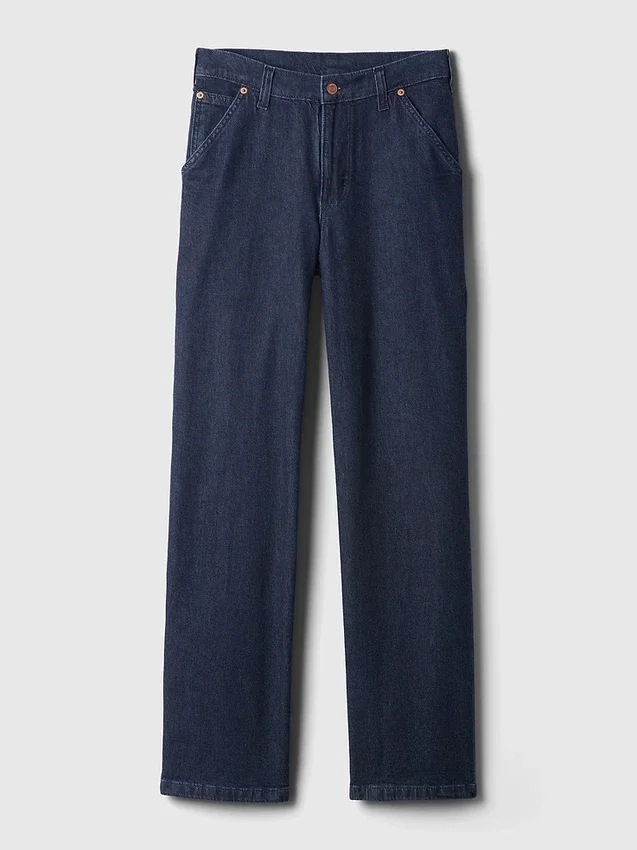 Mid Rise '90s losse carpenter-Jeans