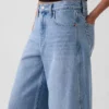 Mid-rise baggy taper-Jeans