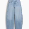 Mid-rise baggy taper-Jeans