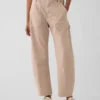 Mid-rise barrel utility enkellange broek