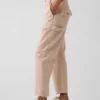 Mid-rise barrel utility enkellange broek