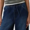 Mid Rise Easy Horseshoe-Jeans