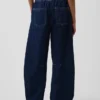 Mid Rise Easy Horseshoe-Jeans