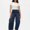 Mid Rise Easy Horseshoe-Jeans