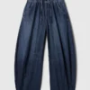 Mid Rise Easy Horseshoe-Jeans