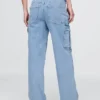 Mid-rise loszittende cargo-Jeans in jaren ’90-stijl