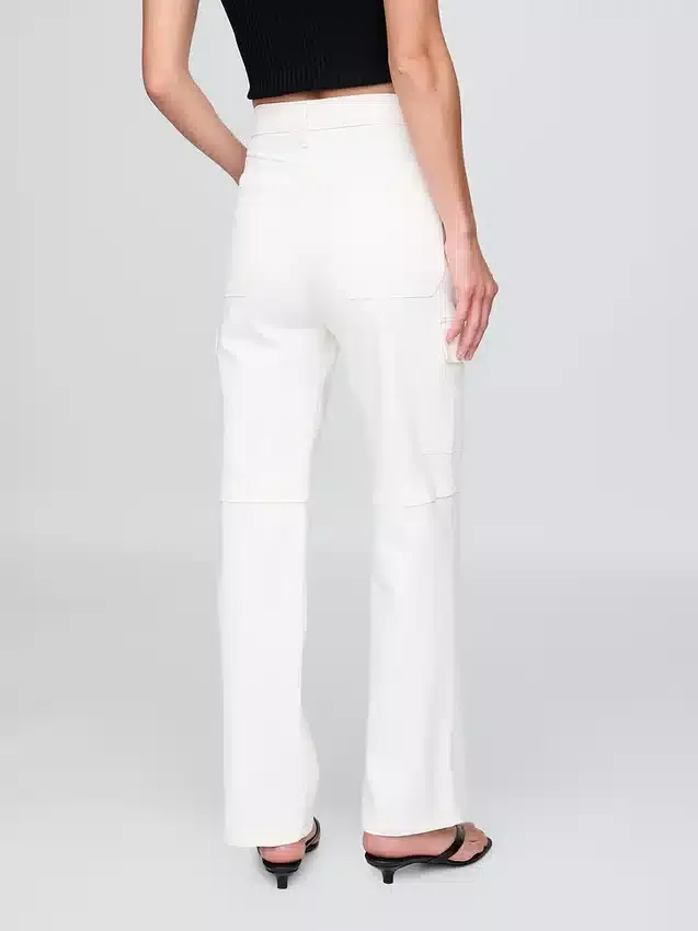 Mid-rise loszittende cargo-Jeans in jaren ’90-stijl