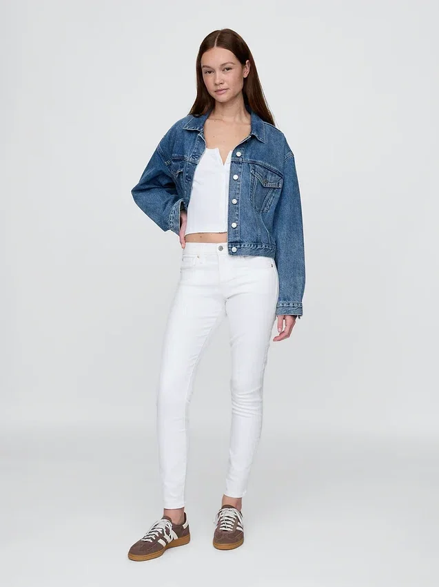 Mid-rise true skinny Jeans