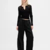 Mid Rise Ultrasoft Easy Horseshoe-Jeans