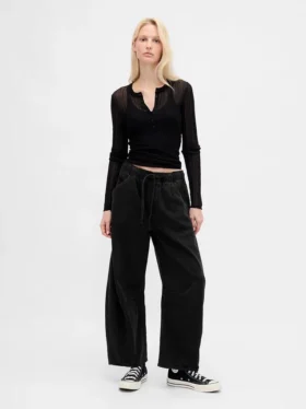 Mid Rise Ultrasoft Easy Horseshoe-Jeans