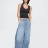 Mid Rise Ultrasoft Easy Horseshoe-Jeans