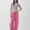 Mid Rise Ultrasoft Easy Horseshoe-Jeans