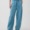 Mid Rise Ultrasoft Easy Horseshoe-Jeans