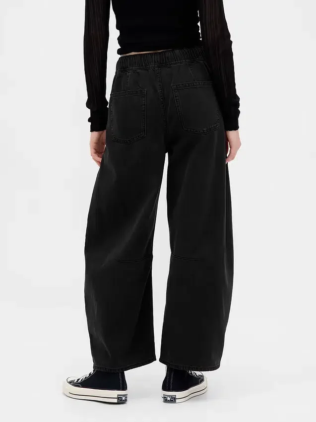 Mid Rise Ultrasoft Easy Horseshoe-Jeans