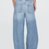 Mid Rise Ultrasoft Easy Horseshoe-Jeans