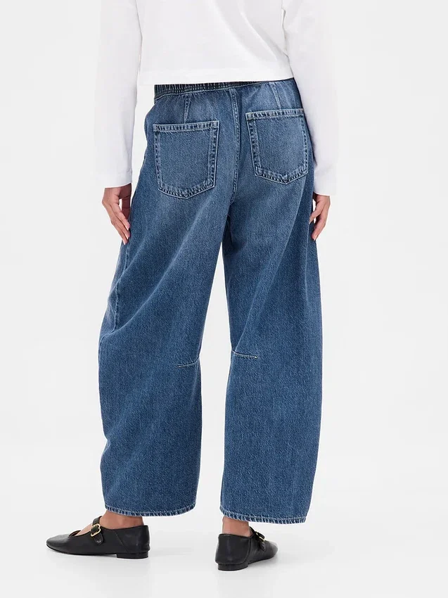 Mid Rise Ultrasoft Easy Horseshoe-Jeans
